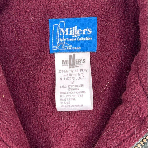 Miller's Lot of 2 Women's Green Brown Vintage Y2K Quilted Equestrian Vest M