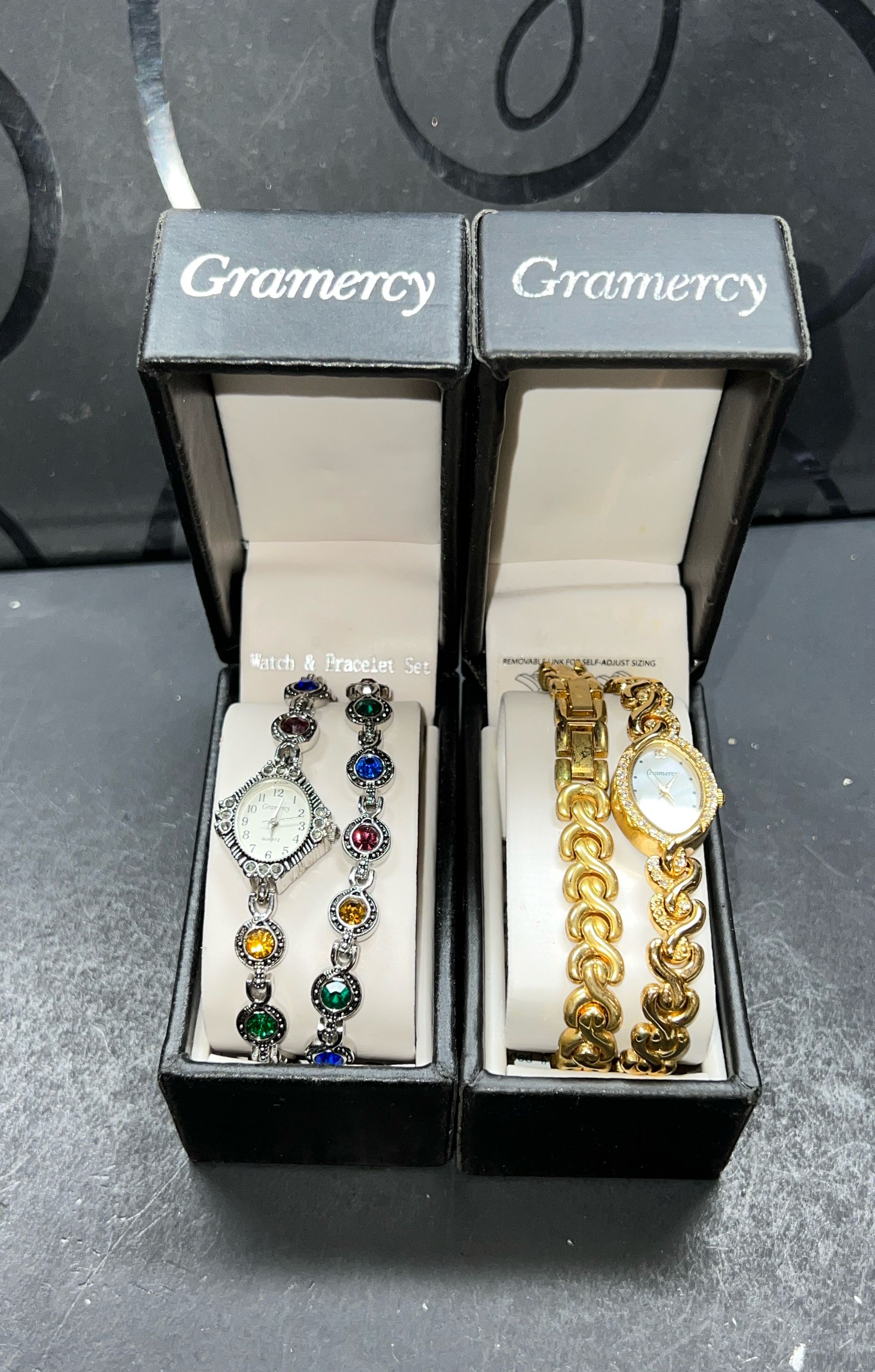 2 Gramercy Matching Watches & Bracelets NIB * Not Tested*