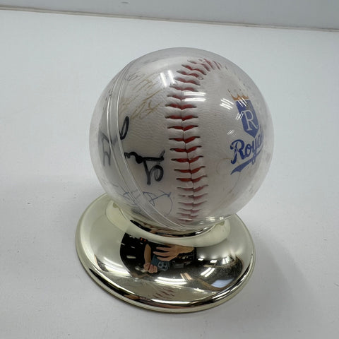1993 KC Royals Gary Gaetti Jeff Cox Multi-Signed Team Autograph Baseball