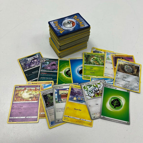 Pokemon TCG Card Lot 250+ Bulk Mixed C/UC Modern Sun & Moon Sword Shield