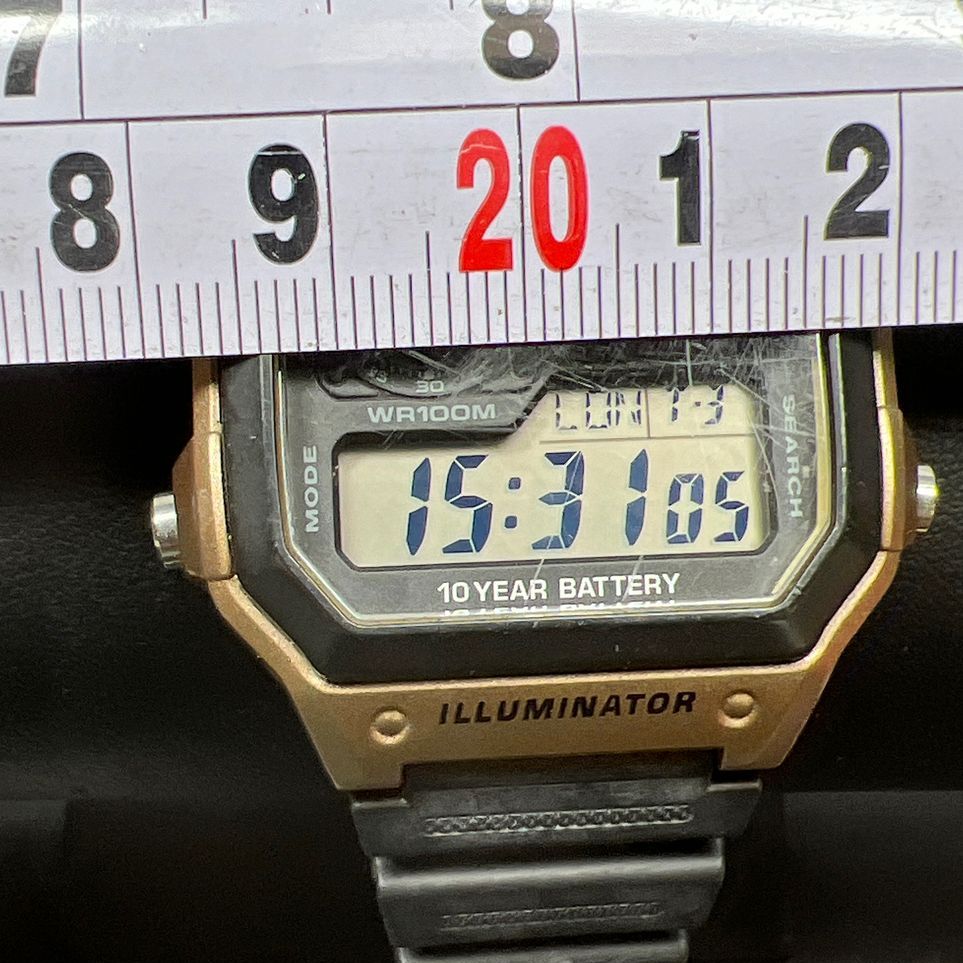 Casio 3299 AE-1200WH World Time Watch