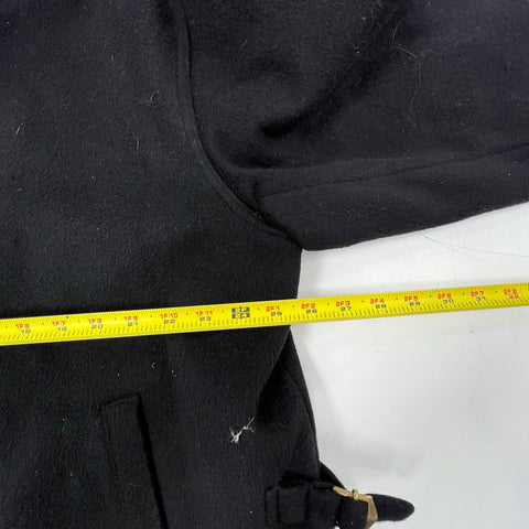 Vintage 90s Polo Ralph Lauren Wool Barracks Bomber Jacket Black Sz XXL