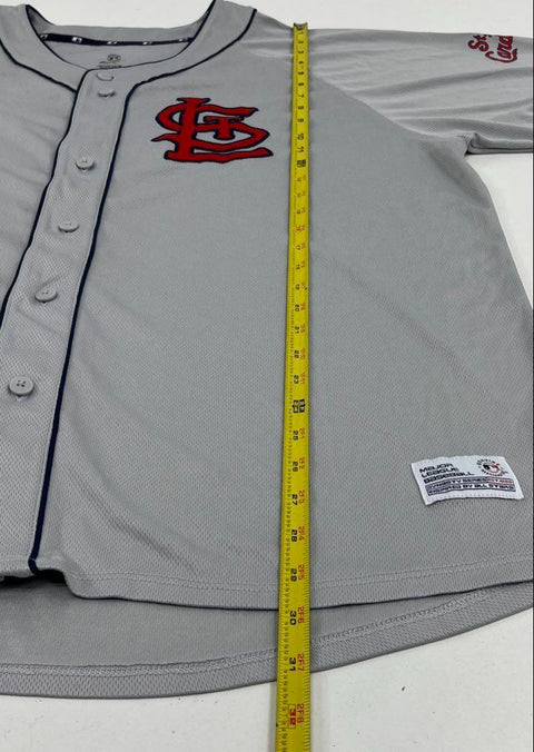 Genuine Merchandise MLB St Louis Cardinals Gray Dynasty Jersey Men's Size 2XL