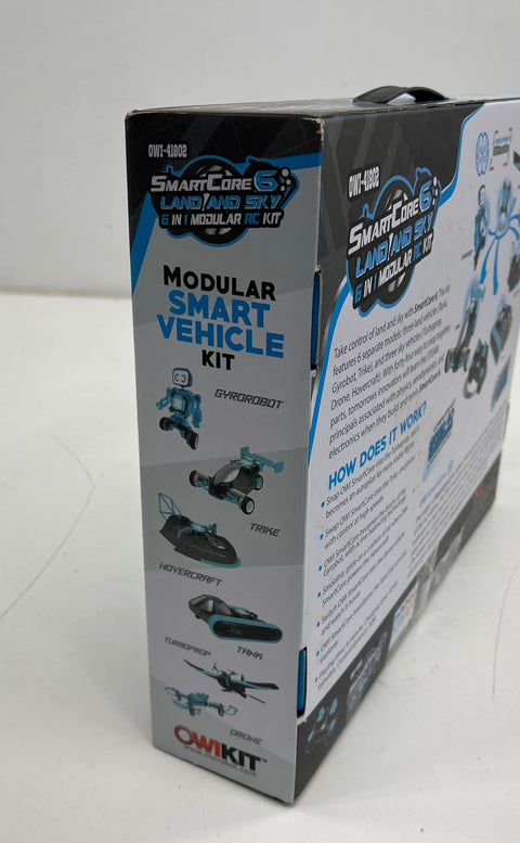 OWI OWI-61802 RoboKits SmartCore 6 in 1 Modular RC Vehicle Kit STEAM Drone