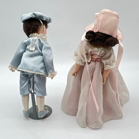 Madame Alexander Blue Boy and Pinkie Dolls Set of 2 Vintage 8" Sleepy Eyes