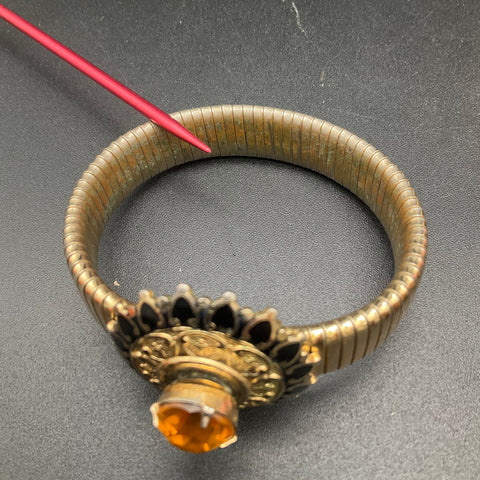Vintage Mid-Century Retro Bracelets Bangles Rhinestone Lucite Jewelry Lot of 8