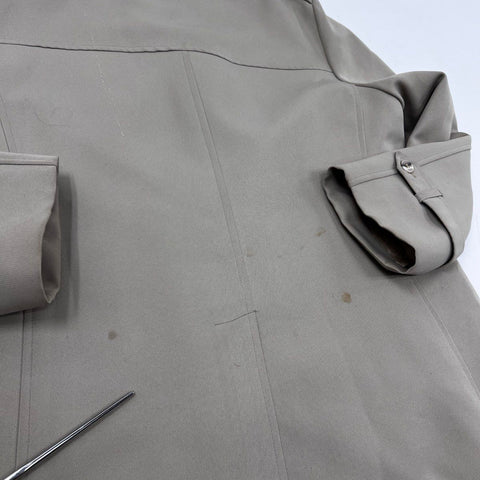 Vintage 70s Great Dane Cosmopolitan Trench Coat Raincoat Zip Out Liner Tan