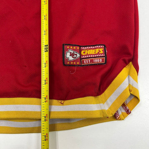 NFL Team Apparel Red Kansas City Chiefs Football Jersey Men's XL