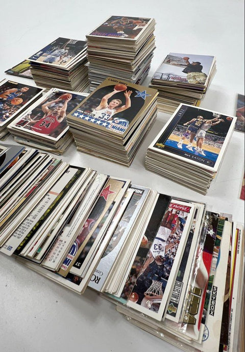 Basketball Card Lot 1990s NBA Fleer Hoops Upper Deck Approximately 250 Cards