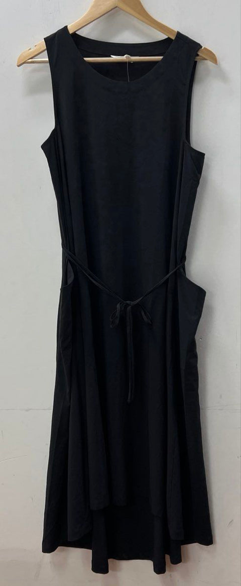 Soma Women's Everstretch Maxi Bra Dress Black Sleeveless Tie Waist NWT Sz M