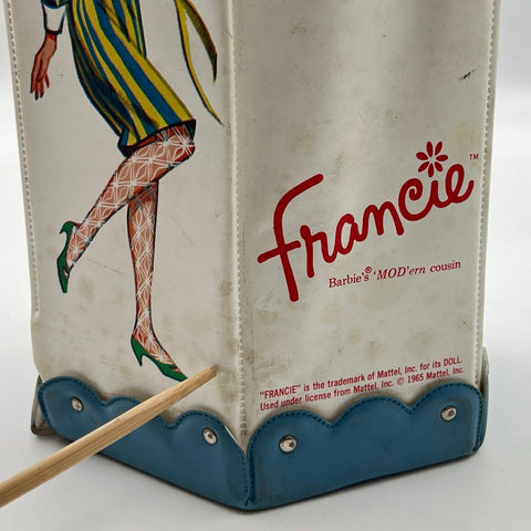 Vintage Barbie Doll Lot Mattel 3 Dolls with 1965 Francie Vinyl Carrying Case