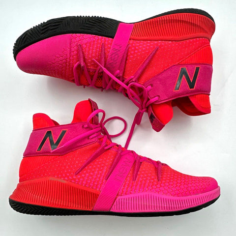 New Balance OMN1S Heat Wave Pink Red Basketball Shoes 2E Wide Size 12.5