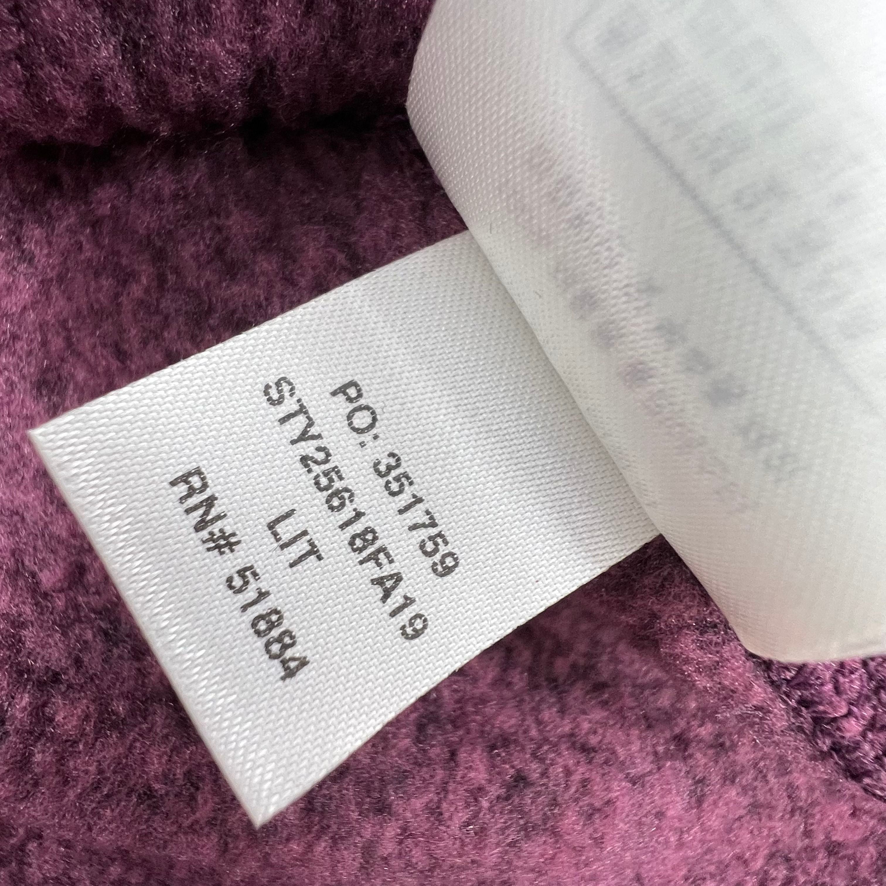 Patagonia Purple Heather Better Sweater 1/4 Zip Fleece Pullover Women's S