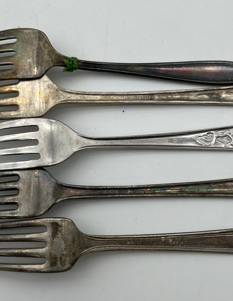 Assorted Flatware Lot Rogers Oneida International Silver Plate Stainless 24pc