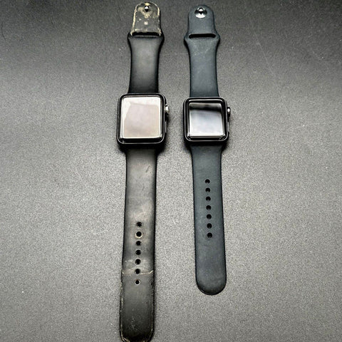 Apple Watch Lot 2 Pieces Series 2 42mm & Series 1 38mm Space Gray Not Tested