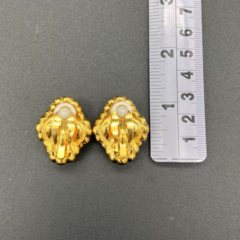 Vintage Joan Rivers Signed Faux Pearl Necklace & Earring Set Gold Tone Lot of 3