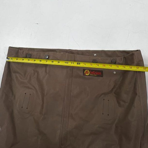 LaCrosse Duralite Waterproof Chest Waders Rubber Fishing Boots Brown