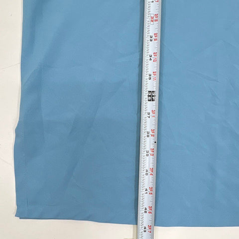 Nicoblu Women's Blue V-Neck Maxi Slip Dress Adjustable Straps Size 16