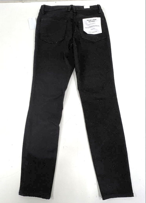 Good American Women's Black Good Legs Skinny Mid Rise Jeans Size 10/30 NWT