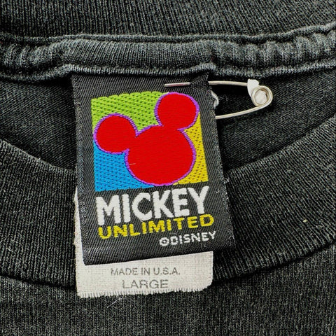 Vintage 90s Mickey Mouse T-Shirt Bundle Disney Store Mickey Unlimited Sz L