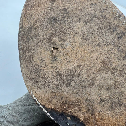 Justin 8527 Grey Elephant Leather Black Cowboy Western Boots Size 10 D