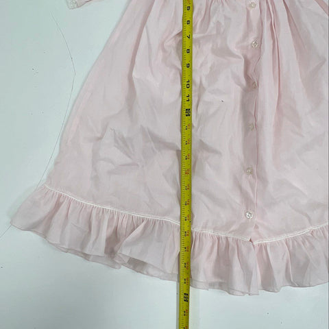 Vintage 80s Lot 4pc Infant Baby Smocked Gown Christmas Romper Handmade Clothes