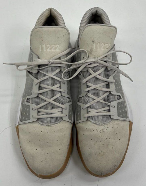 Adidas Pro Vision Cloud White Grey Gum Sole Basketball Shoes Men's Size 18