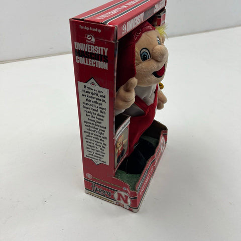 Vintage Gemmy Herbie Husker Nebraska Cornhuskers Animated Mascot Figure In Box