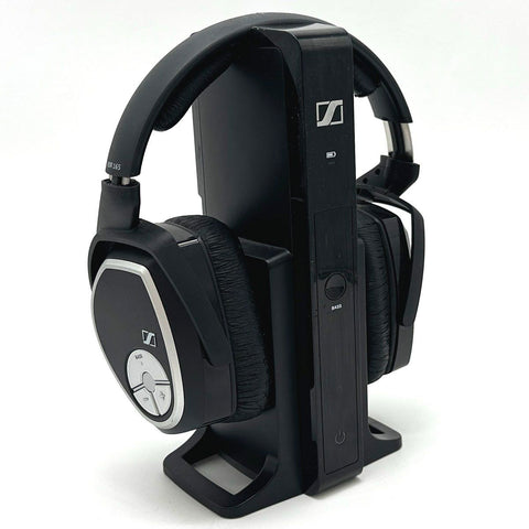 Sennheiser HDR 165 Wireless Headphones With Charging Base Untested As-Is