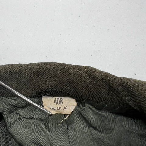 Vintage 1968 USMC Wool Serge Service Alpha Uniform Jacket Marcie Dale Sz 40R