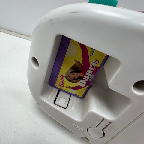 Vintage 1999 Barbie Dance With Me Talking Boombox CD Player Radio KIDdesigns