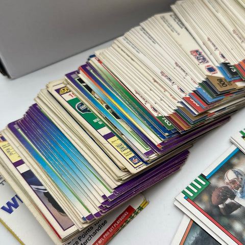 Football Card Lot NFL 1980s-90s Topps Pro Set Score 5 Lbs See Photos