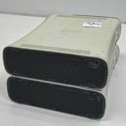 2 Microsoft Xbox 360 Console Lot For Parts / Repair E74 No Power Error