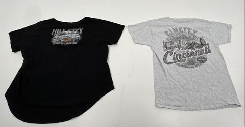 Vintage 90s 00s Harley-Davidson T-Shirt Lot 4 Pcs Sturgis Las Vegas Sz M