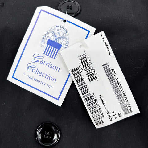 American Apparel Garrison Collection Men's All Weather Trench Coat Black NWT 46L