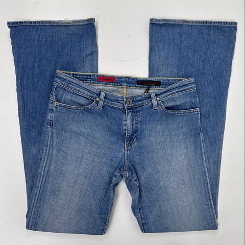 AG Adriano Goldschmied Womens The Legend Flare Jeans Medium Wash USA Sz 30