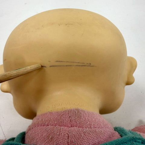 Vintage 1997 Rugrats Phil & Lil DeVille Doll Lot of 2 Viacom Plush Vinyl