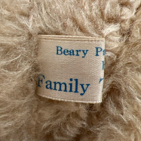 Vintage Patch Bears by Tradition Plush Rabbit Bunny 15 Inch Shaggy Tan Brown