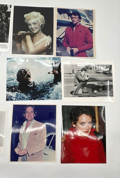 Vintage Celebrity Photo Lot Hollywood Press Publicity Photos 11 Pieces 8x10