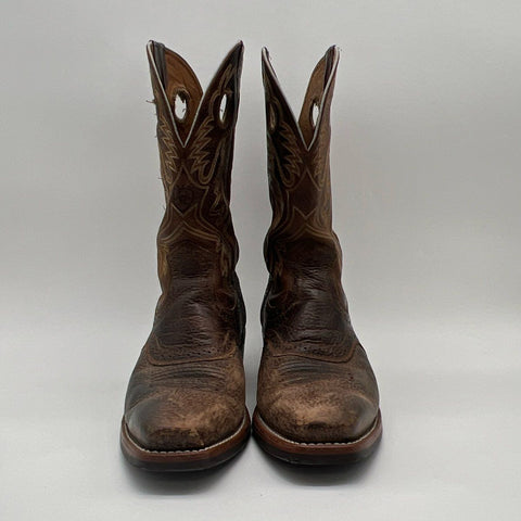 Ariat 34824 Distressed Brown Leather Western Cowboy Boots Men's Size 11 D