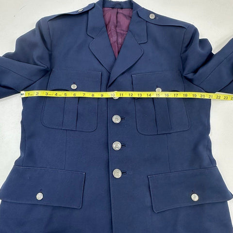 Vintage 70s Weintraub Bros Patriot USAF Military Service Coat Jacket Sz 40