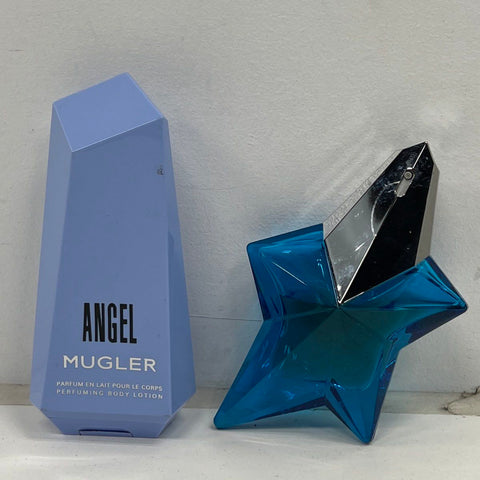 Mugler Angel Fruity Fair EDT 50ml Tester & Perfuming Body Lotion 200ml Set