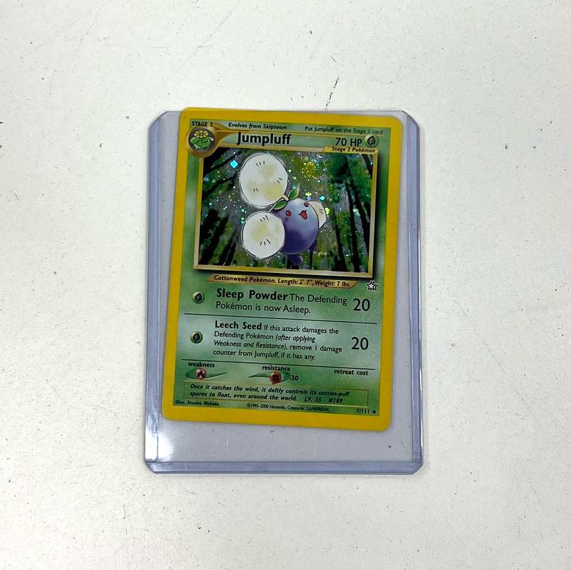 2000 Pokemon Neo Genesis Jumpluff 11/111 1st Edition Holo Rare WOTC