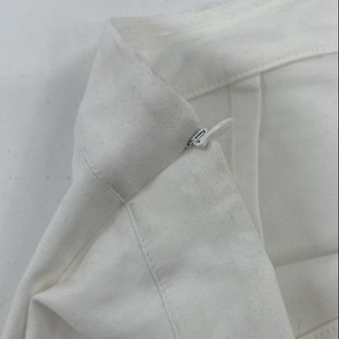 Maeve Anthropologie Red White Pleated Peplum Bustier Tube Top Lot of 2 Women's L