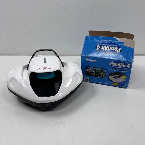 Aiper Scuba 800W Robotic Pool Cleaner & Airmax PondAir 4 Aeration Kit Lot