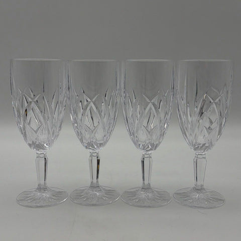 Marquis by Waterford Brookside Crystal Water Goblets 4 Piece Set Clear 8.5 In