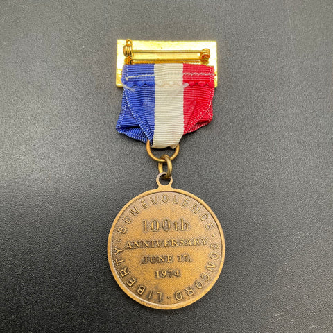Vintage IOF Independent Order of Foresters Centennial Medal 100th Anniv 1974