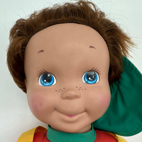 Vintage Playskool My Buddy Doll 21 Inch Plaid Overalls Outfit Original 1980s