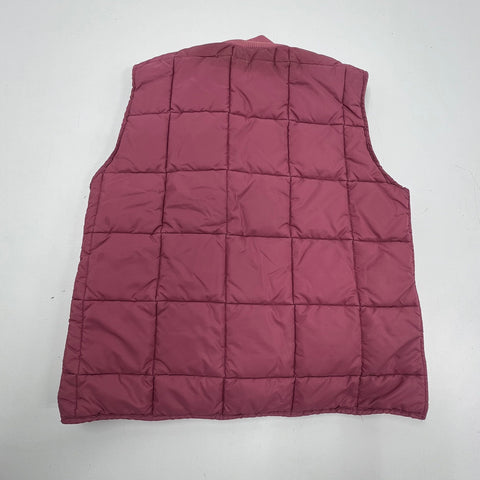 Vintage 80s Columbia Mauve Quilted Puffer Gorpcore Vest Womens L