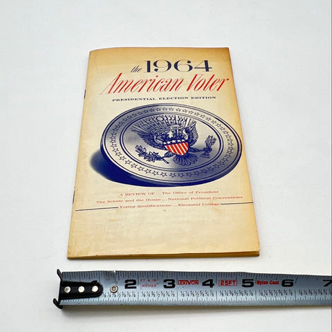 Vintage 1964 American Voter Presidential Election Booklet Ever Sweet Foods